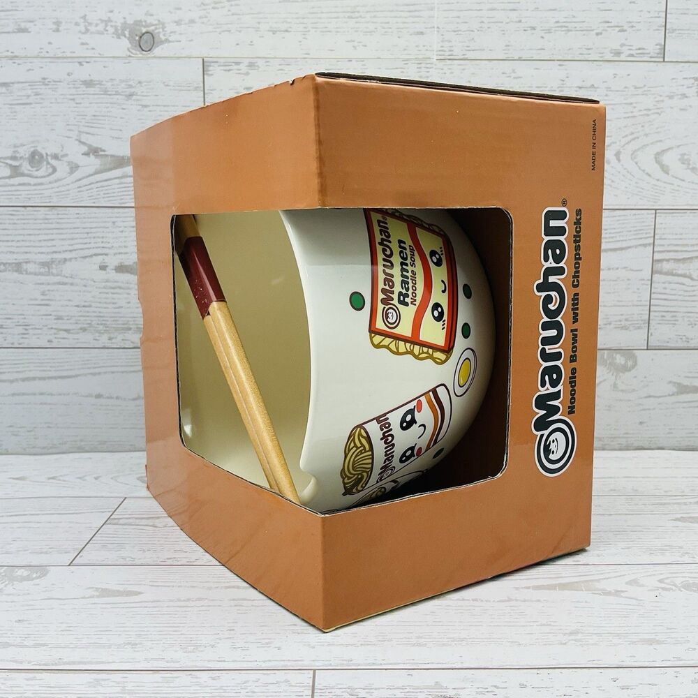 Maruchan Ramen Noodle Bowl with Chopsticks..Ramen Bowl.. NEW In Box - Picture 6 of 7
